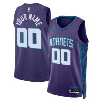 Mens Charlotte Hornets Jordan Brand Purple 2026/27 Swingman Jersey - Statement Edition