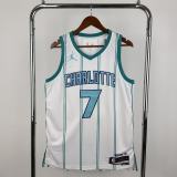 Mens Charlotte Hornets Jordan Brand White 2026/27 Swingman Jersey - Association Edition