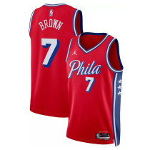 Mens Philadelphia 76ers Nike Blue 2026/27 Swingman Jersey - Statement Edition