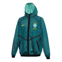 Mens Brazil All Weather Windrunner Jacket Green 2026