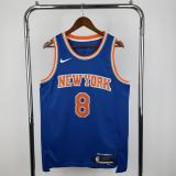 Mens New York Knicks Nike Blue 2026 Swingman Jersey - Icon Edition