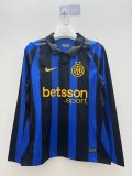 Mens Inter Milan Home Jersey Long Sleeve 2026/27