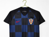 Mens Croatia Retro Away Jersey 2018