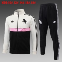 Kids Juventus Jacket + Pants Training Suit  Beige 2026/27