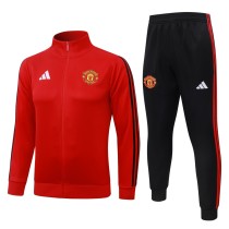 Mens Manchester United Jacket + Pants Training Suit Red II 2026/27