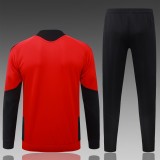 Kids Manchester United Jacket + Pants Training Suit Red 2026/27