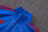 Mens Manchester United Jacket + Pants Training Suit Blue 2026/27