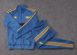 Kids Arsenal Jacket + Pants Training Suit  Greyish Blue 2026/27