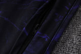 Mens Barcelona Jacket + Pants Training Suit Black - Purple 2026/27
