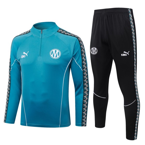 Mens Olympique Marseille Training Suit Blue 2026/27