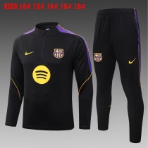 Kids Barcelona Training Suit Black 2026/27