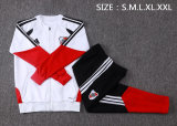 Mens River Plate Jacket + Pants Training Suit White 2026/27
