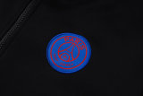 Mens PSG Jacket + Pants Training Suit Black 2026/27