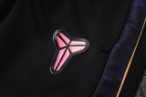 Mens Barcelona Jacket + Pants Training Suit Black - Purple 2026/27