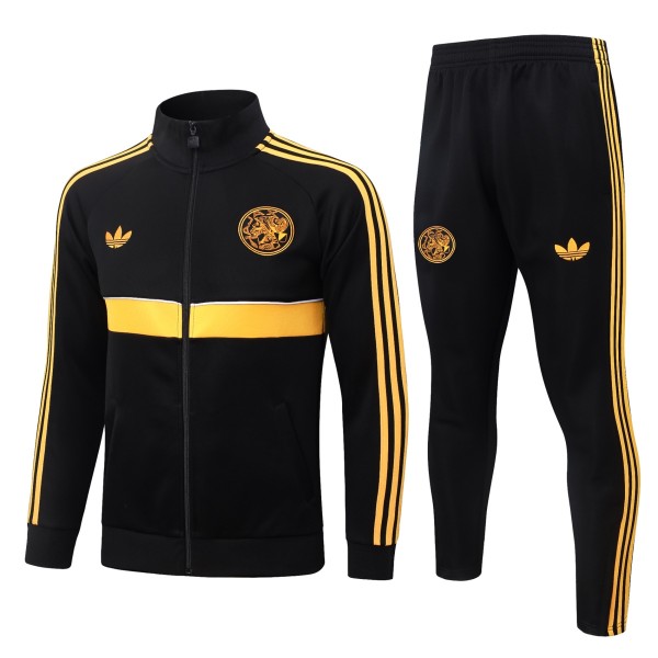 Mens Ajax Jacket + Pants Training Suit Black 2026/27