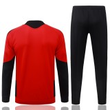 Mens Manchester United Jacket + Pants Training Suit Red 2026/27