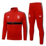 Mens Flamengo Jacket + Pants Training Suit Red 2026/27