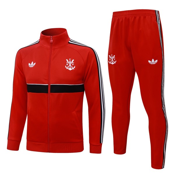 Mens Flamengo Jacket + Pants Training Suit Red 2026/27