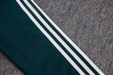 Mens Real Madrid Jacket + Pants Training Suit Dark Green 2026/27