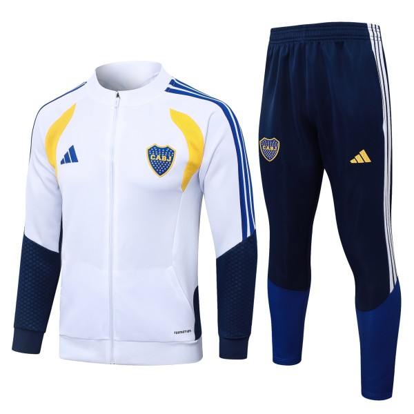 Mens Boca Juniors Jacket + Pants Training Suit White 2026/27