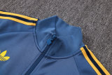 Mens Arsenal Jacket + Pants Training Suit Greyish Blue 2026/27