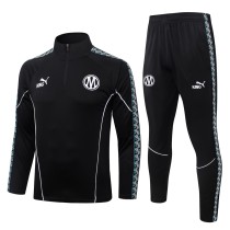 Mens Olympique Marseille Training Suit Black 2026/27