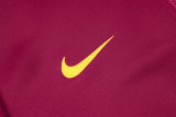 Mens Barcelona Jacket + Pants Training Suit Burgundy 2026/27