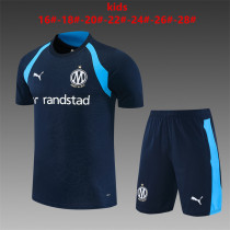 Kids Olympique Marceille Short Training Suit Royal 2026/27