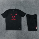 Mens AC Milan Short Training Suit Black 2026/27