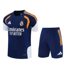 Mens Real Madrid Short Training Suit Royal 2026/27