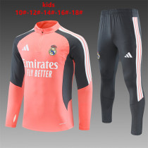 Kids Real Madrid Training Suit Orange 2026/27