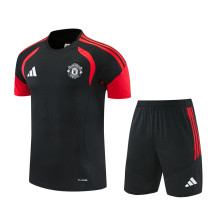 Mens Manchester United Short Training Suit Black 2026/27