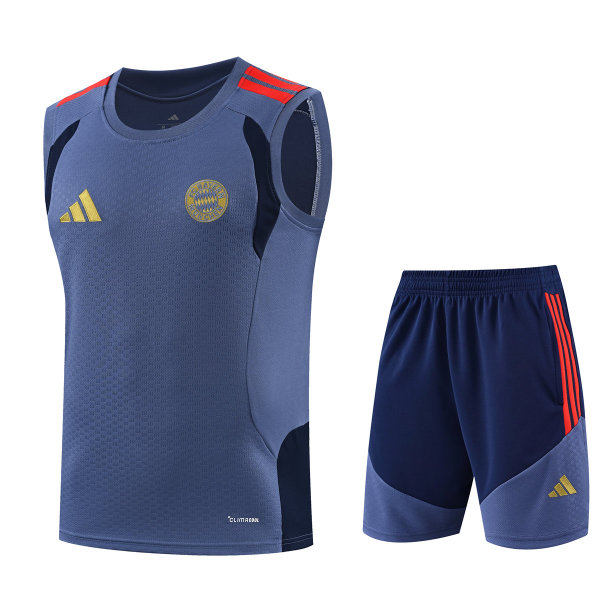 Mens Bayern Munich Singlet Suit Greyish Blue 2026/27