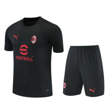 Mens AC Milan Short Training Suit Black 2026/27