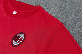 Mens AC Milan Short Training Suit Red 2026/27