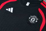 Mens Manchester United Short Training Suit Black 2026/27