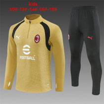 Kids AC Milan Training Suit Gold 2026/27