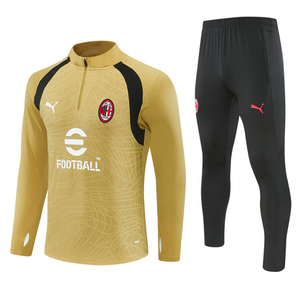 Mens AC Milan Training Suit Gold 2026/27