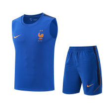 Mens France Singlet Suit Blue 2026