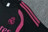 Mens Real Madrid Short Training Suit Black 2026/27