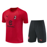 Mens AC Milan Short Training Suit Red 2026/27