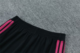 Mens Real Madrid Short Training Suit Black 2026/27