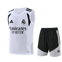 Mens Real Madrid Singlet Suit White 2026/27