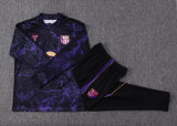 Kids Barcelona Training Suit Black - Purple 2026/27
