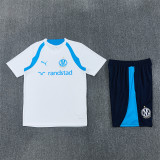 Kids Olympique Marceille Short Training Suit White 2026/27
