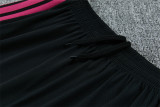 Mens Real Madrid Short Training Suit Black 2026/27
