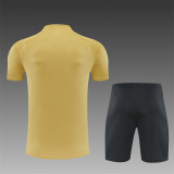 Kids Barcelona Short Training Suit Gold 2026/27