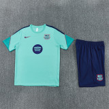 Kids Barcelona Short Training Suit Aqua 2026/27