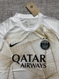 Mens PSG Short Training White - Gold Jersey 2026/27