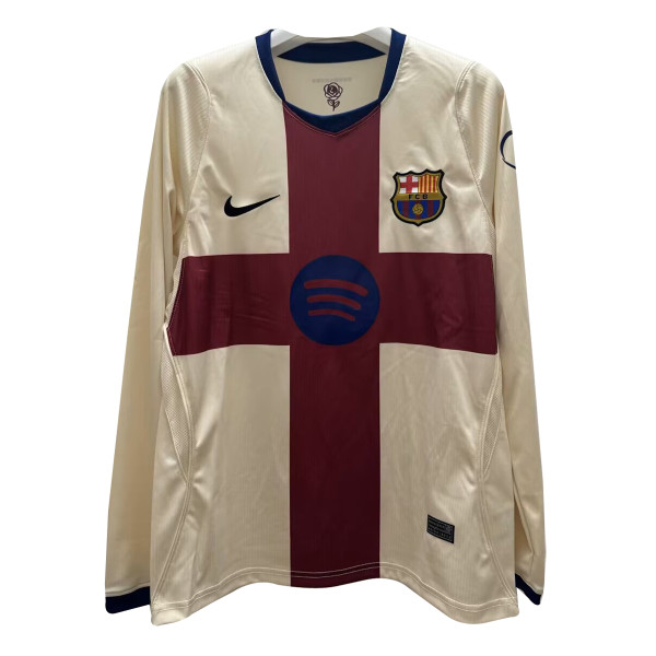 Mens Barcelona Fourth Jersey Long Sleeve 2026/27